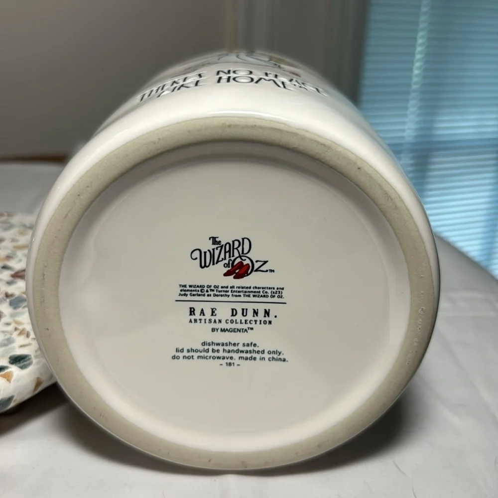 Rae Dunn No place like home with Dorothy canister